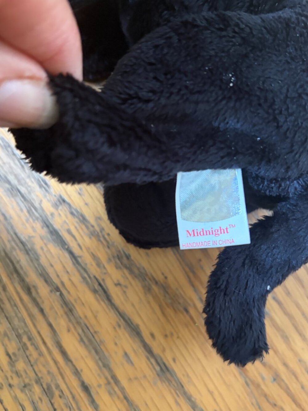 Ty Beanie Baby "Midnight" the Black Panther NWT Born Dec 2000 Vintage - Picture 3 of 8